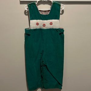 Boys Christmas Smocked jumper!